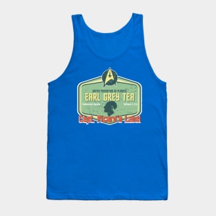 CAPT. PICARD'S LABEL EARL GREY TEA Tank Top